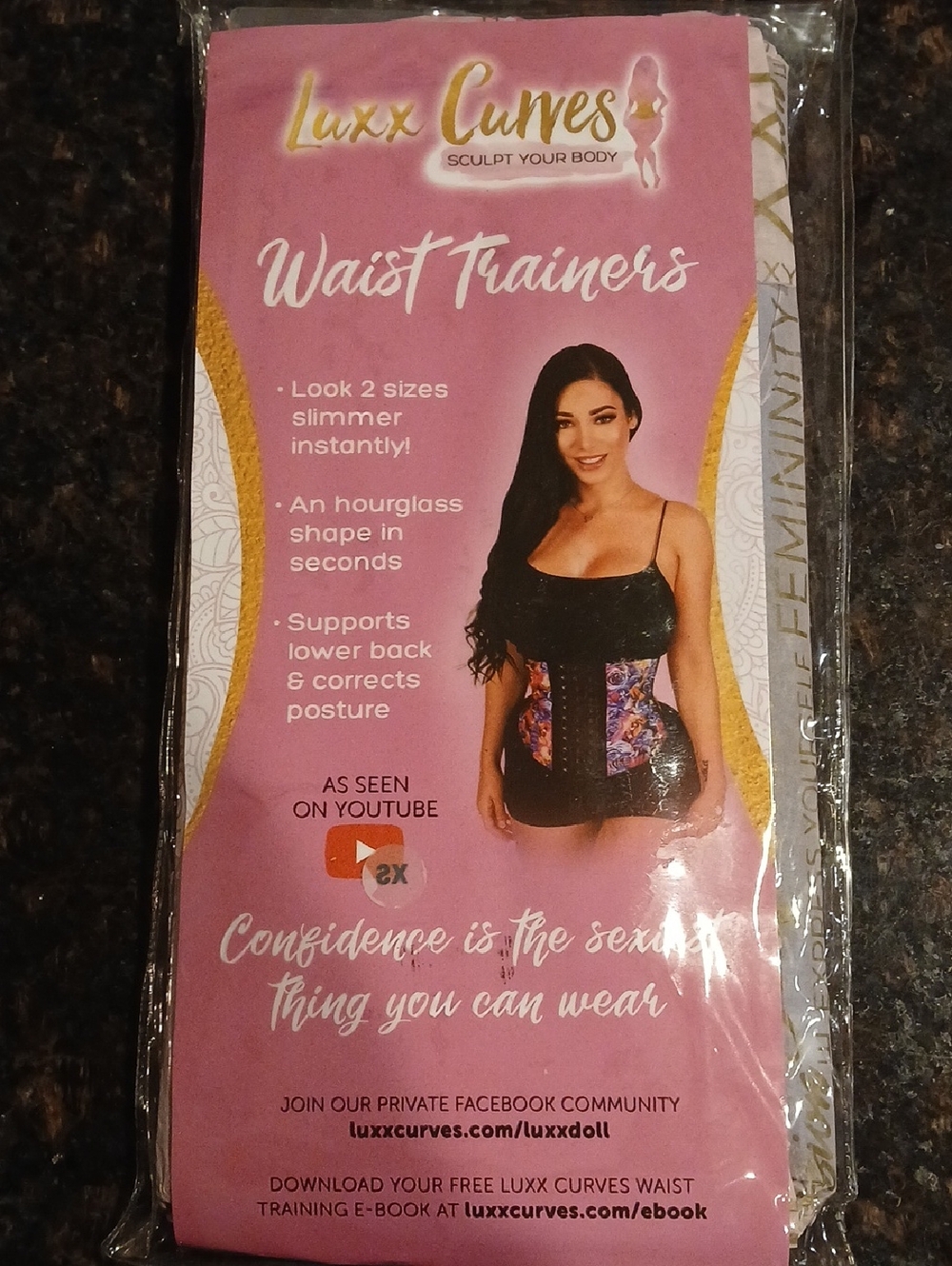 Luxx Curves Waist Trainer - Look 2 Sizes Slimmer